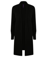 Women's longline open cardigan